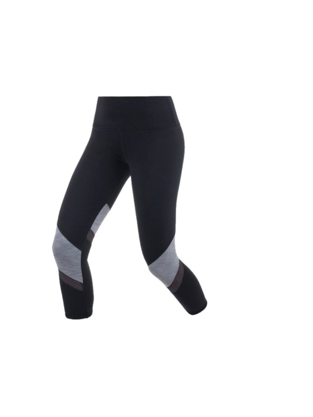 Lorna Jane Stay Strong Black and Gray 7/8 Leggings Sz. S